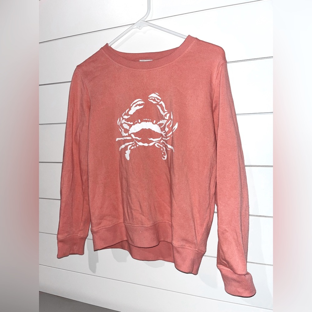 peachy/ pinkish lobster sweatshirt